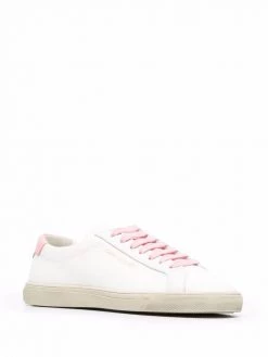 Saint Laurent logo-print lace-up sneakers