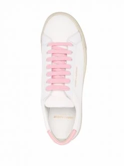 Saint Laurent logo-print lace-up sneakers