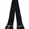 Saint Laurent stripe fringed scarf