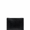 Saint Laurent lizard-effect leather wallet