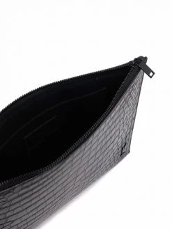 Saint Laurent lizard-effect leather wallet