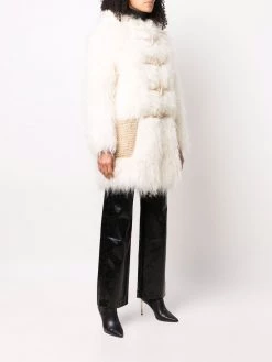 Saint Laurent Montgomery shearling coat