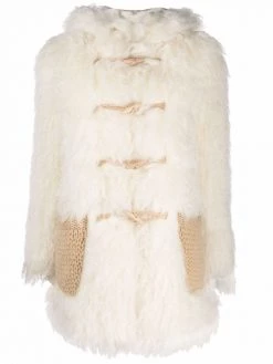 Saint Laurent Montgomery shearling coat