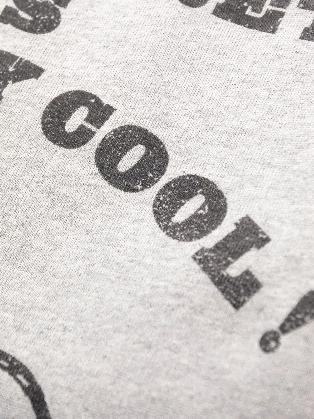 Saint Laurent Snoopy slogan-print sweatshirt