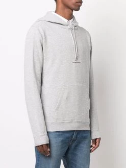 Saint Laurent logo-print drawstring hoodie