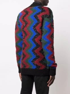 Saint Laurent sequin-embellished jacquard cardigan