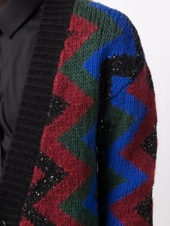 Saint Laurent sequin-embellished jacquard cardigan