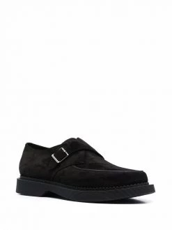 Saint Laurent buckle-fastening almond-toe loafers