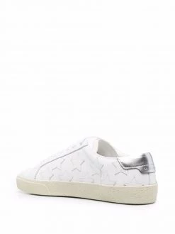 Saint Laurent star-patch lace-up sneakers