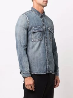 Saint Laurent button-up denim shirt