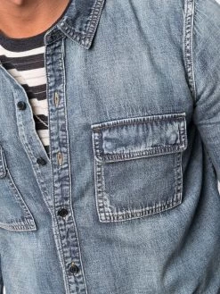 Saint Laurent button-up denim shirt