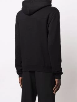 Saint Laurent logo-print cotton hoodie