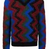 Saint Laurent zigzag wool-blend jumper