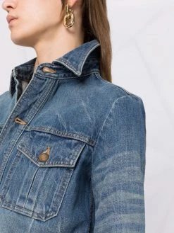 Saint Laurent multi-pocket denim jacket