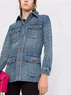 Saint Laurent multi-pocket denim jacket
