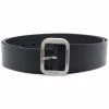 Saint Laurent brushed effect belt