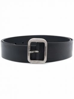 Saint Laurent brushed effect belt