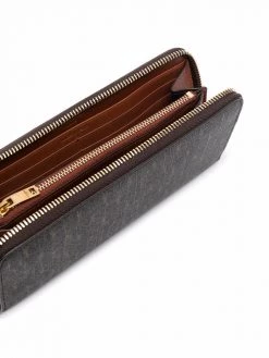 Saint Laurent monogram zip wallet