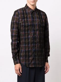 Saint Laurent check-print shirt