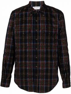 Saint Laurent check-print shirt