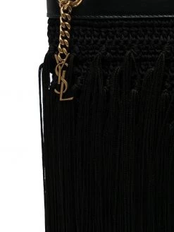 Saint Laurent fringe-detail shoulder bag