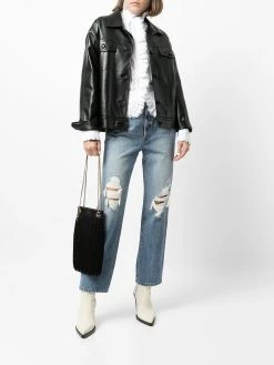 Saint Laurent fringe-detail shoulder bag