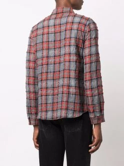 Saint Laurent plaid-check shirt