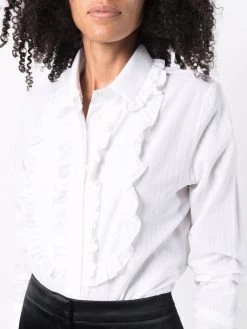 Saint Laurent ruffle-detail shirt