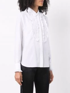 Saint Laurent ruffle-detail shirt
