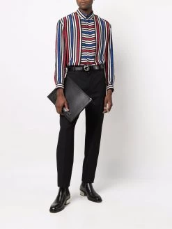 Saint Laurent striped silk shirt
