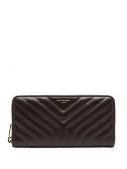 Saint Laurent matelassé continental wallet