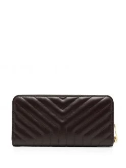Saint Laurent matelassé continental wallet