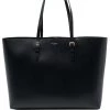 Saint Laurent Boucle leather shopping tote