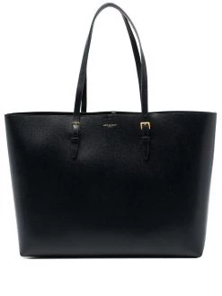 Saint Laurent Boucle leather shopping tote