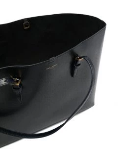 Saint Laurent Boucle leather shopping tote