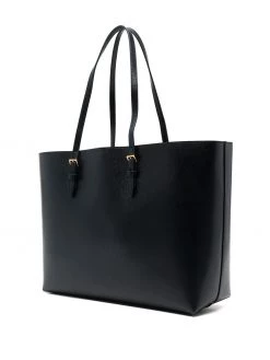 Saint Laurent Boucle leather shopping tote