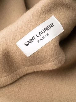Saint Laurent toggle-fastening single-breasted coat