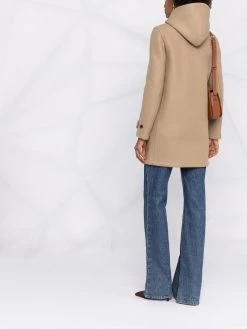 Saint Laurent toggle-fastening single-breasted coat