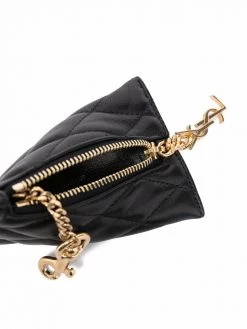 Saint Laurent Berlingo quilted charm accessory