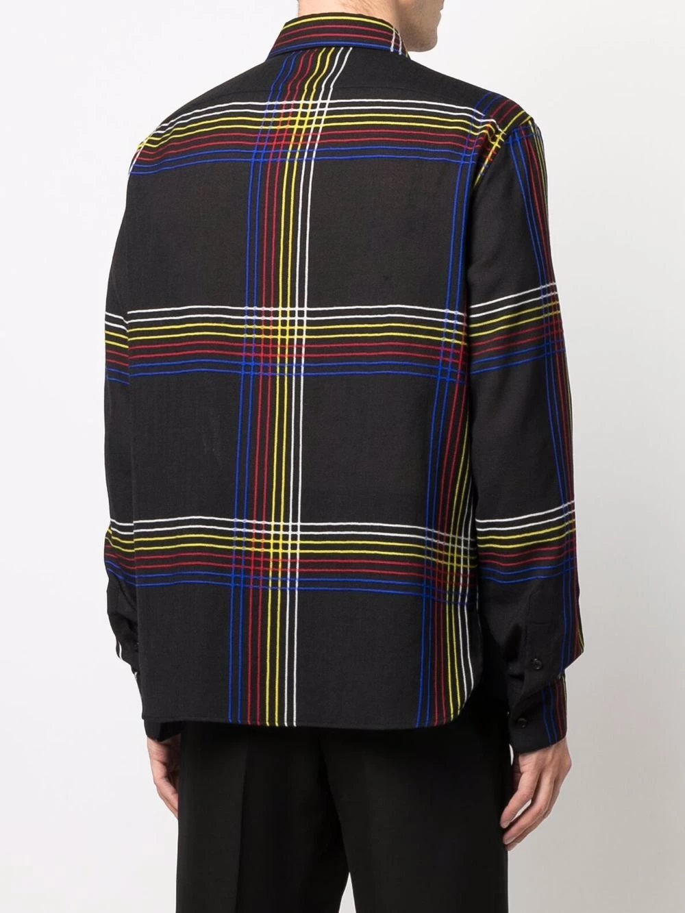 Saint Laurent checked wool shirt