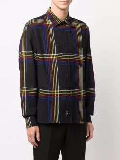 Saint Laurent checked wool shirt