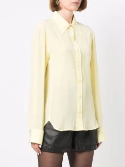 Saint Laurent button-up silk shirt