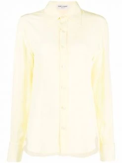 Saint Laurent button-up silk shirt