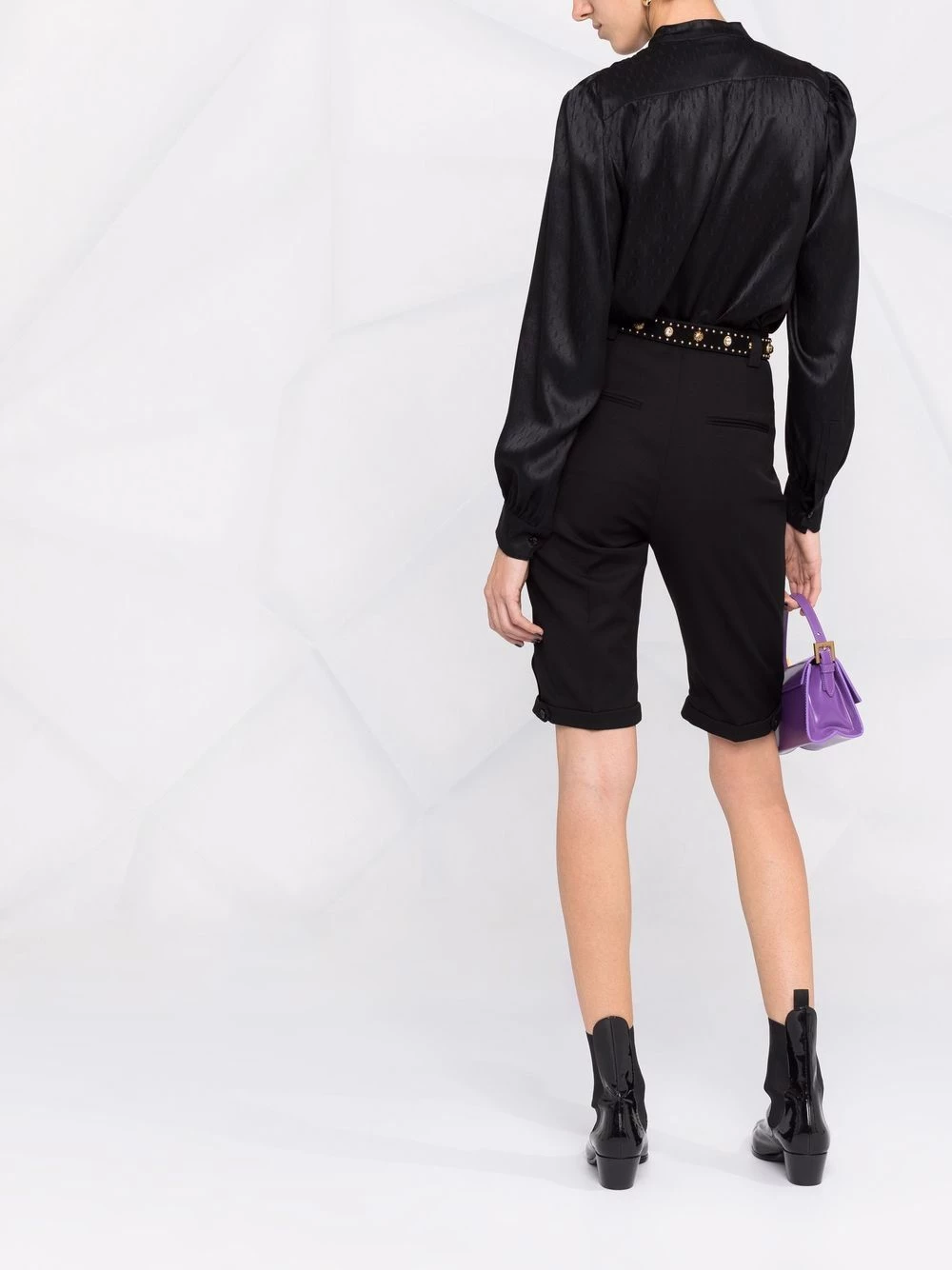 Saint Laurent monogram pattern blouse