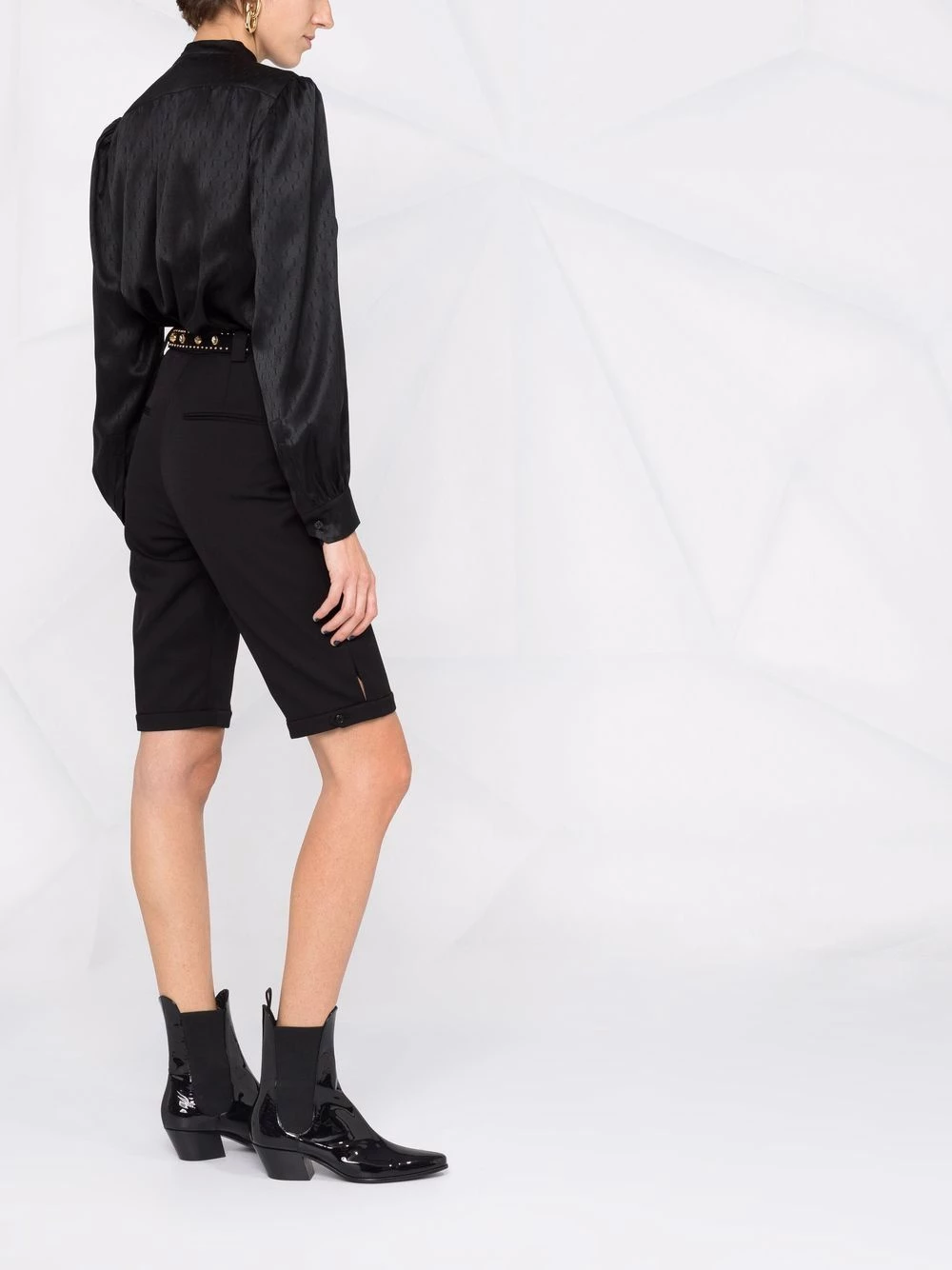 Saint Laurent monogram pattern blouse