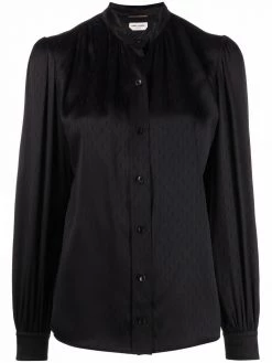Saint Laurent monogram pattern blouse
