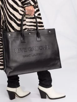 Saint Laurent Rive Gauche leather tote bag