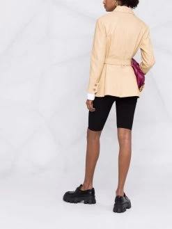 Saint Laurent ribbed knit rider shorts