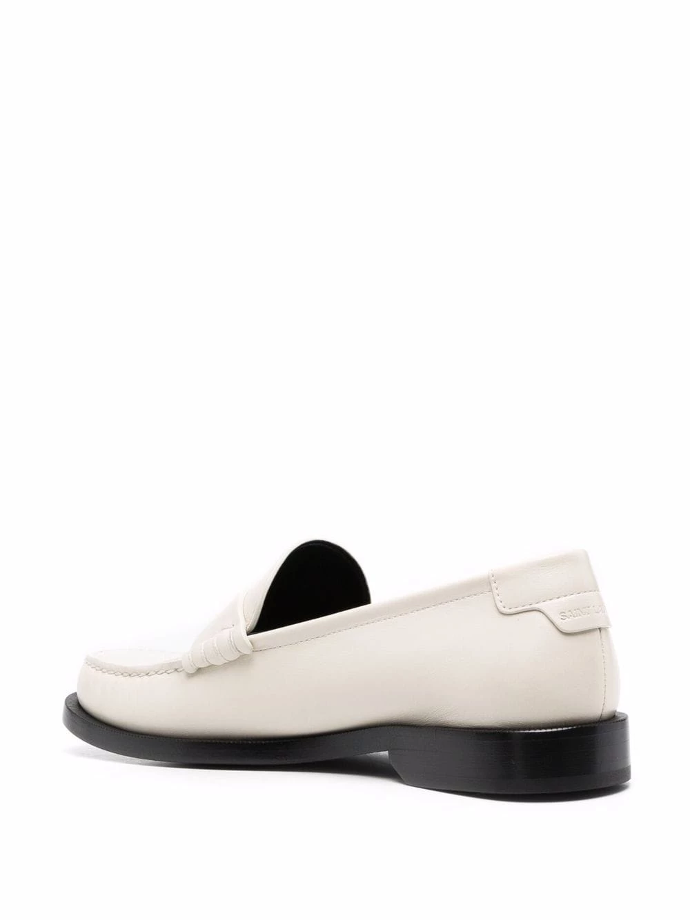 Saint Laurent monogram plaque loafers