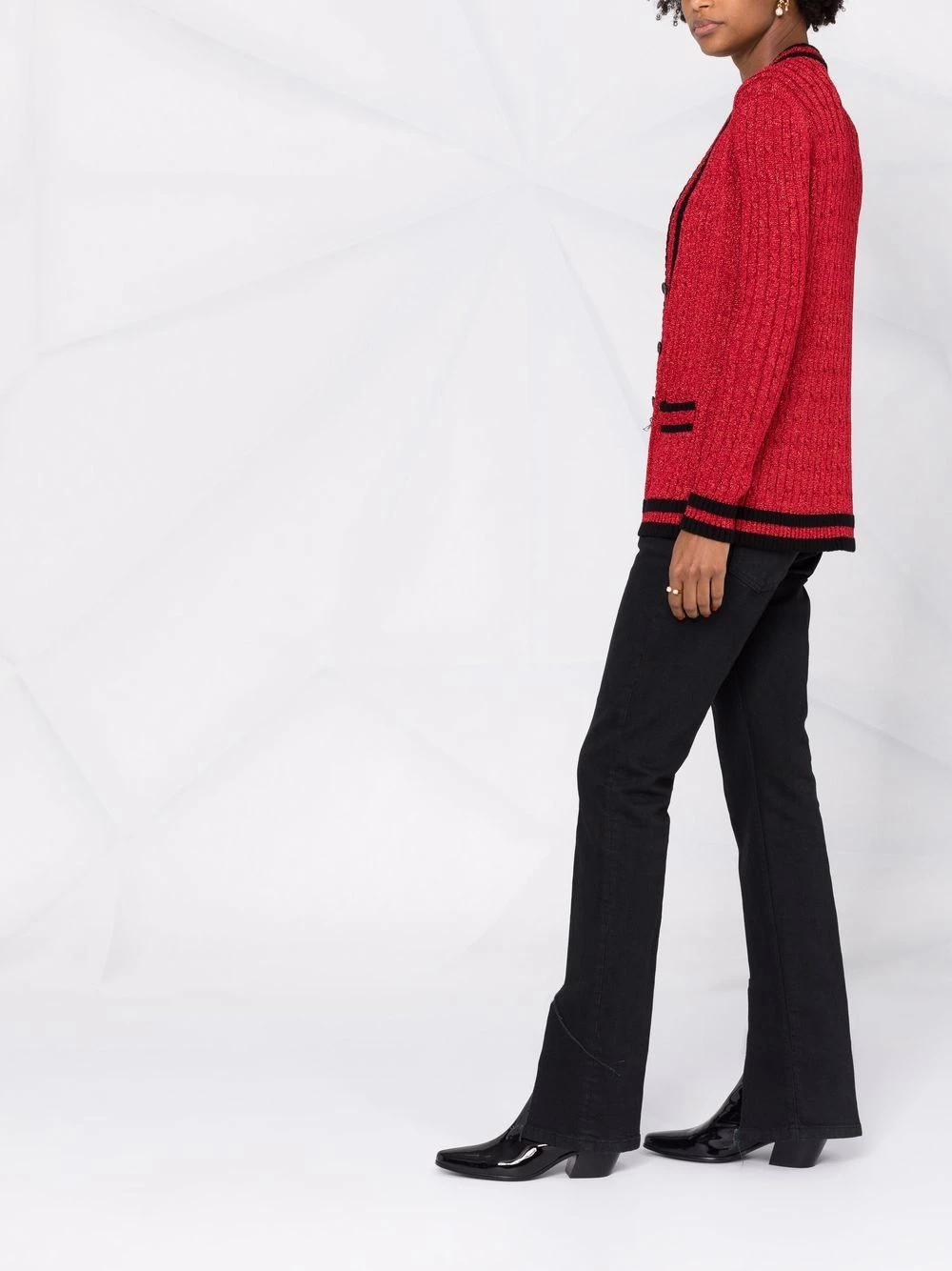 Saint Laurent cable knit cardigan